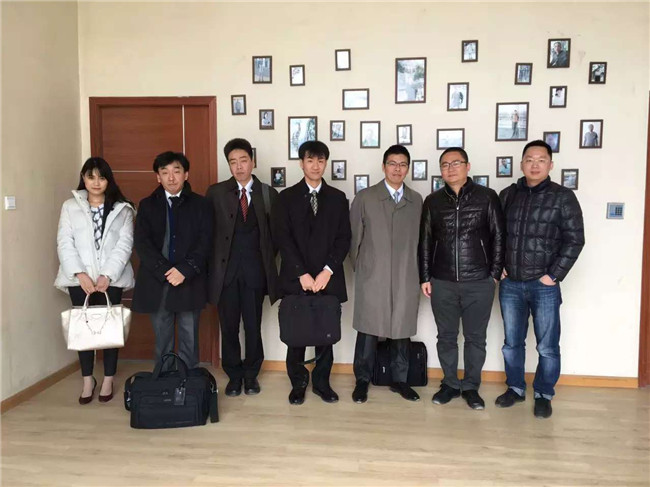 Three branch president Japan Paper Factory  to visit HUANLONG factory
